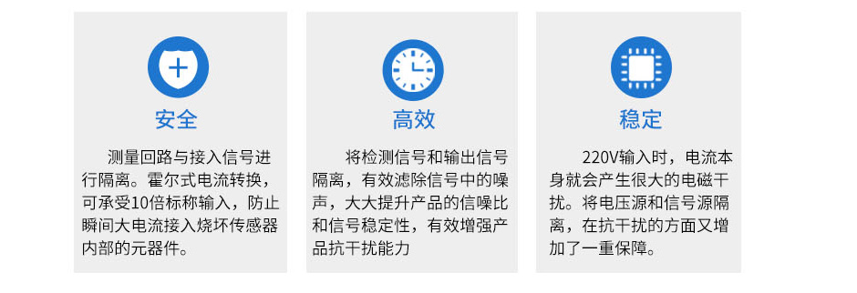聯測直流電流變送器安全、高效、穩定