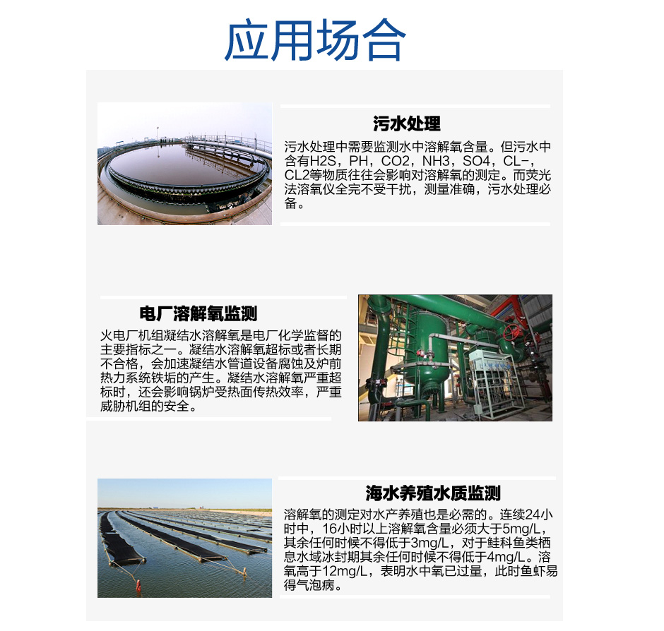  聯(lián)測LR-DO700熒光法溶氧儀應用場合